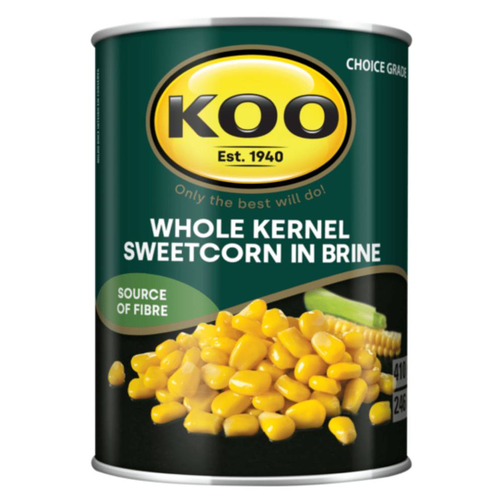 Koo Whole Kernel Sweetcorn in Brine 410g